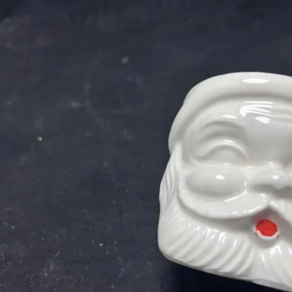 SANTA CLAUS White HEAD Vintage 3" Figural Ceramic 8 oz MUG - Picture 7 of 9